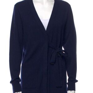 Chloé Cashwool Plunge Neckline Cardigan Size: M
